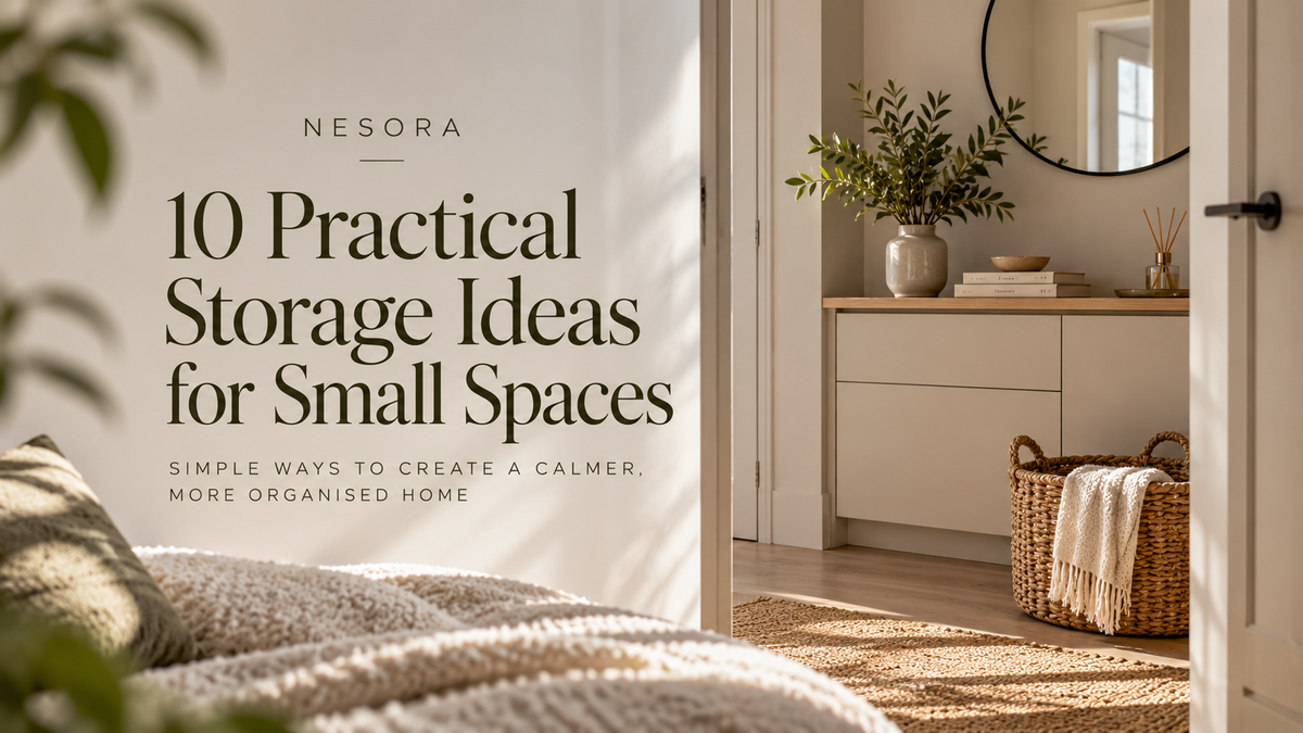 10 Practical Storage Ideas for Small Spaces | NESORA