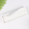 Marble effect decorative tray for bathroom and home accessories